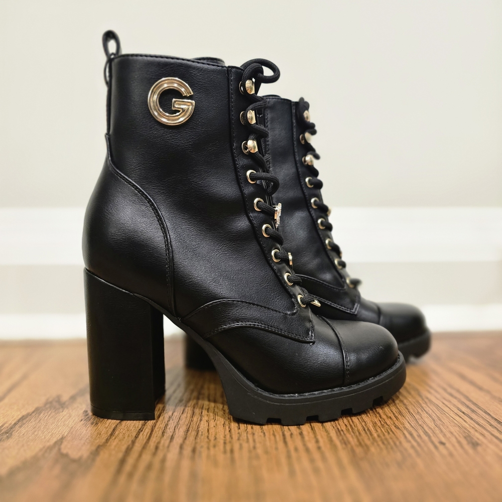 GBG LOS ANGELES Black High Heel Ankle Boots